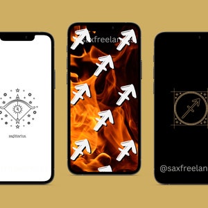 Zodiac • Sagittarius Aesthetic | 3 iPhone Wallpapers | Phone Wallpapers