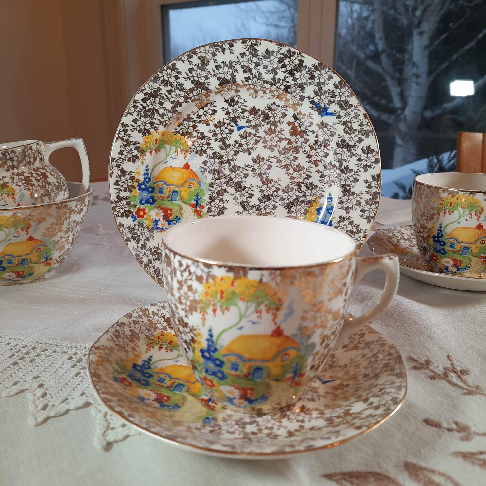 Afternoon Tea Set With 3 Tier Stand - Etsy Afternoon Tea Set With 3 Tier Stand - Etsy