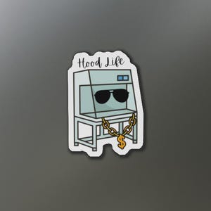 Lustiger Labor Haubenleben Magnet, Wissenschaftler Geschenk, Chemie Kühlschrankmagnet, Labor Dekor, Wissenschaftslehrer Geschenk, Geeky Küche, Mikrobiologie