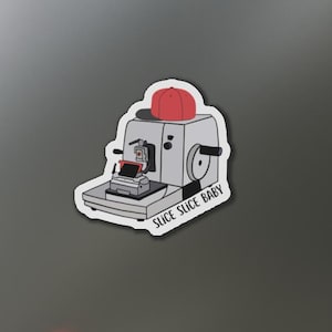 Slice Baby Funny Histology Magnet, Histo Tech Gift, Pathology Decal, Laboratory Humor, Microtome Technician, Med Tech Tissue Clinical Lab