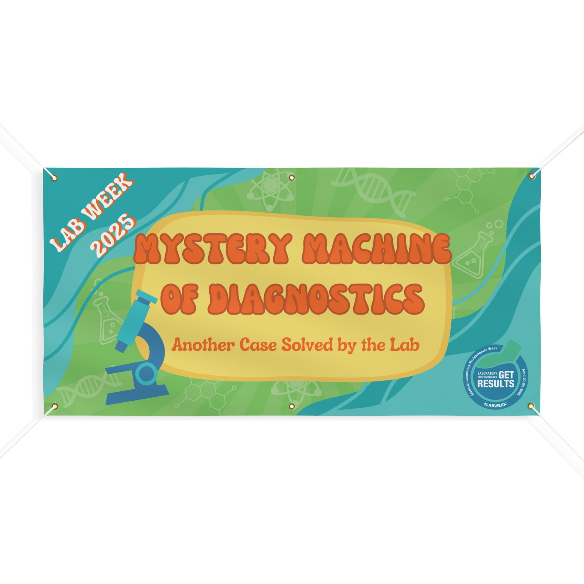 Lab Week 2025 Banner Mystery Machine of Diagnostics, Laboratory ...
