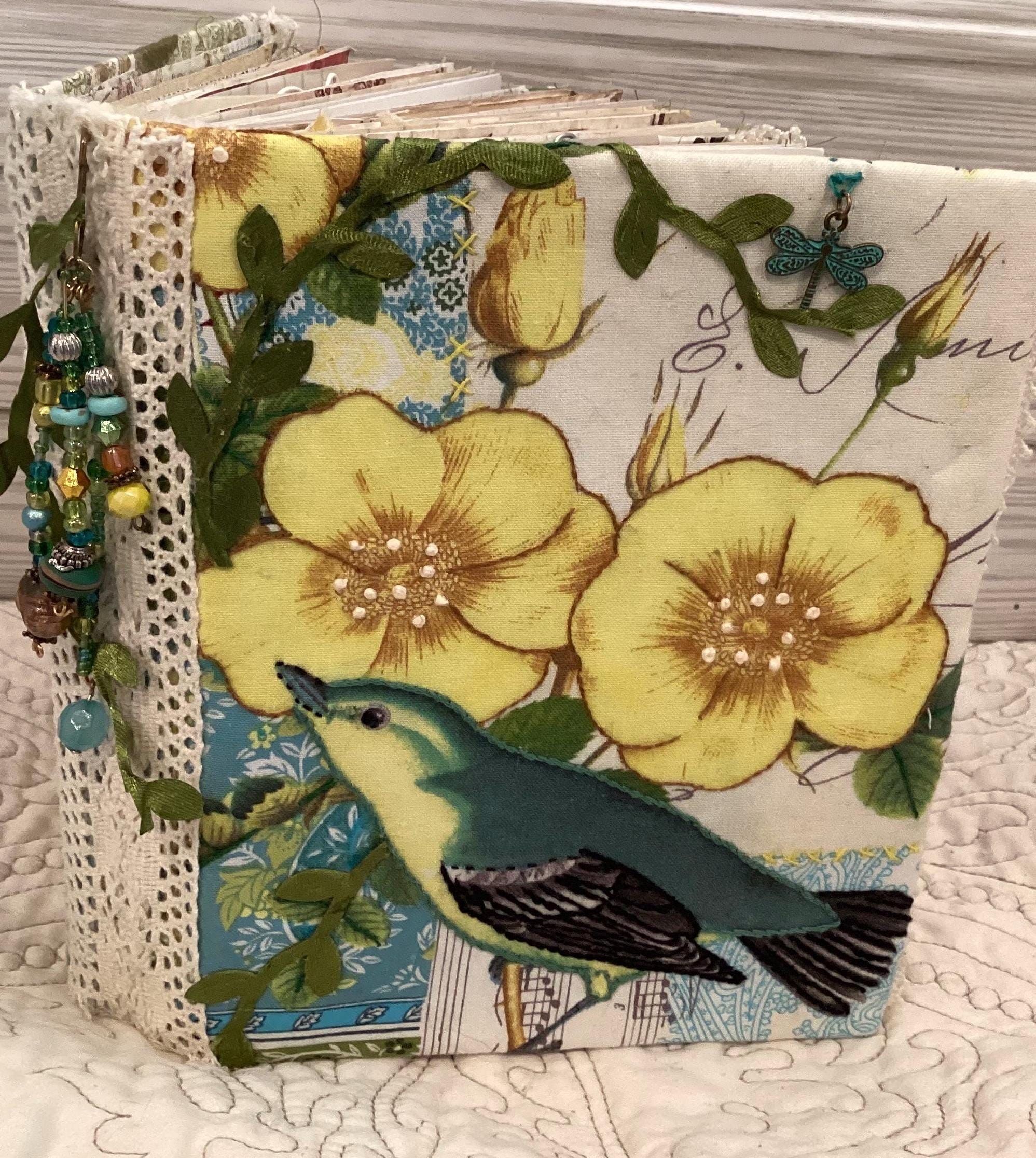 Hand-made Original Eclectic Junk Journal - Nature’s Wonder
