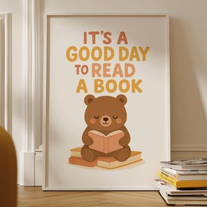 Coole Kinder lesen Bücher Druck, Spielzimmer Wanddekor, Homeschool Poster, Klassenzimmer Dekor, Schuldekor, Leseecke, Leseplakat zum ausdrucken