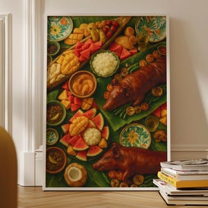 Filipino Food Illustration Print: Pinoy Kitchen Wall Art (Digital Download)