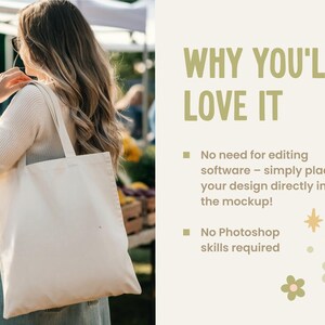 Mockup-paket med tygväska - Minimalistisk stil-mockup, Boho-mockup för tygväska, Liberty Bags OAD113-mockup, Port Authority B150-väskor bild 5