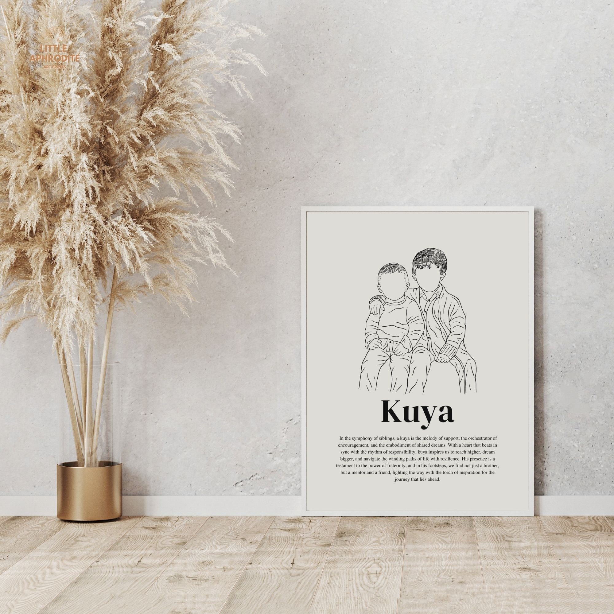Kuya Kuya Definition Wall Art Philippines Minimalist Art Wall, Brother ...