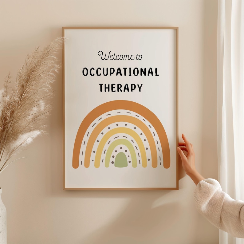 Occupational Therapy Posters Set of 15, Office Decor for Occupational ...