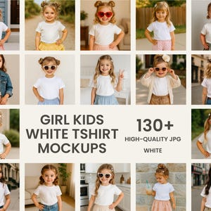 Bella Canvas 3001T Mockup Bundle, Bella Canvas Kids Mockup, Bella Canvas 3001T Kids Tee Mockups, Bella Canvas 3001T Toddler shirt Mockup