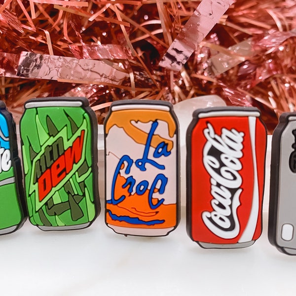 Soda Can Shoe Charm |Soda Charm | Pop Charm  | Can Charm |Crocs Charms | Soda| Shoe Charms