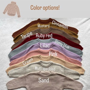Suéteres bordados a mano personalizados unisex imagen 10