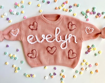 Custom hand embroidered sweaters (unisex)