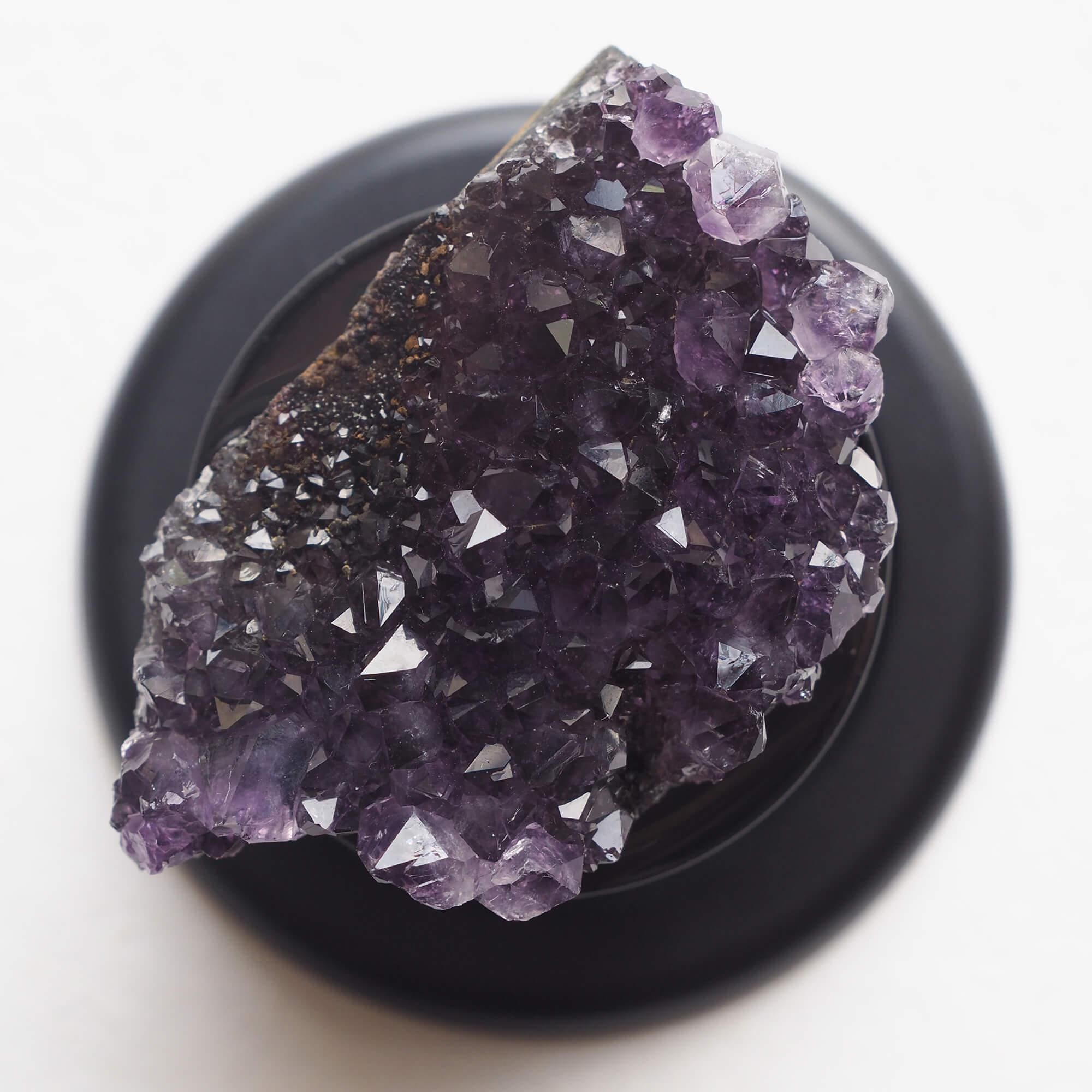 Agarre para teléfono con cristales de amatista: soporte magnético y adhesivo para Kindle
