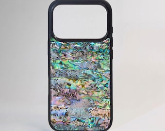 Natural Shell Handmade iPhone 18/17 Pro Max Case MagSafe Compatible, Golden Magic