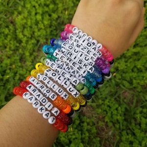 Homestuck-Inspired Troll Bracelets
