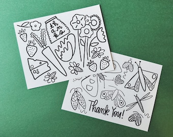 Kids Thank You Postcards | MARKET + BUGS