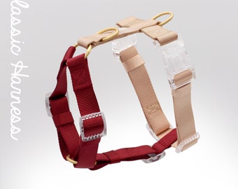 Classic Harness Burgundy Sand  2 Color Nylon