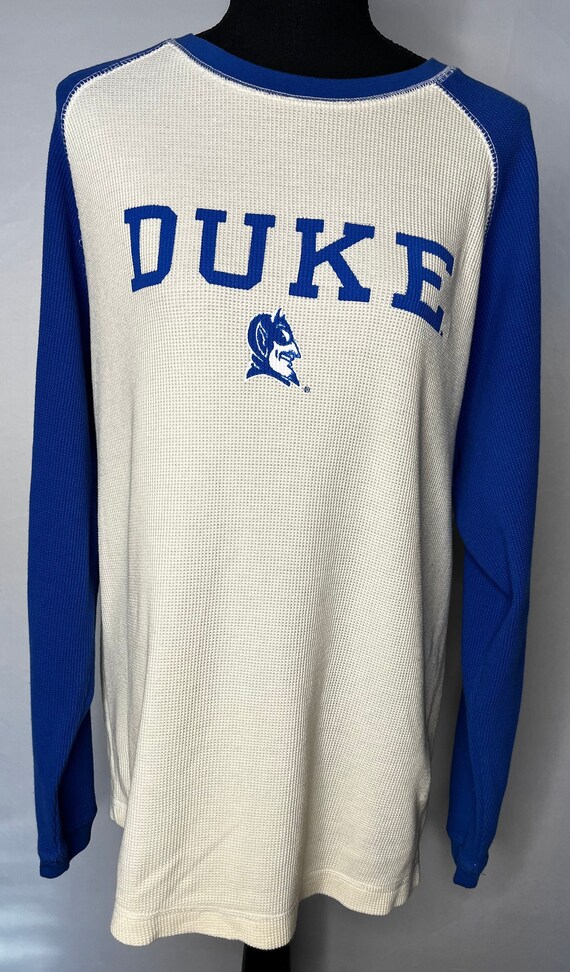 Vintage Duke blue devils Long sleeve large thermal