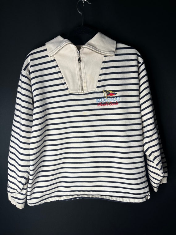 Monaco Monte-Carlo Logo kayak vintage sweater