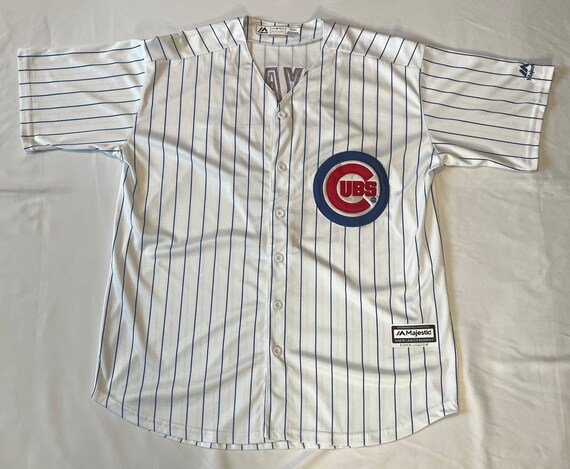 Majestic Chicago Cubs MLB Bryant 17 White Short Sleeve Jersey Adult Size XL  NEW