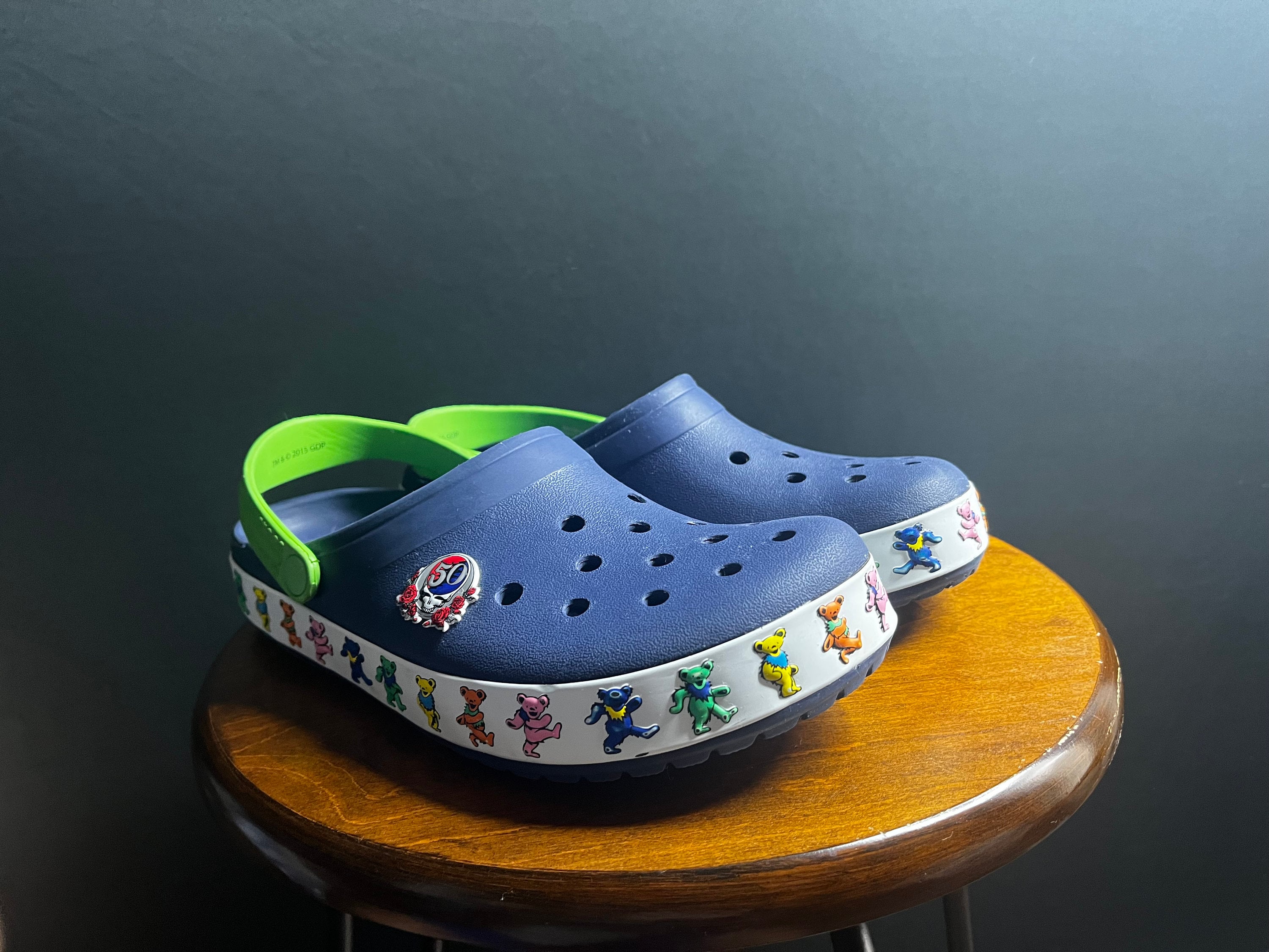 Grateful Dead - Crocs Shoe Charms Jibbitz -  4 - Blue Bear