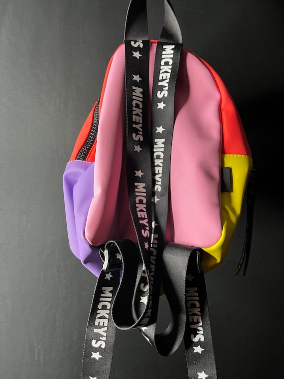 Zara Disney Mickey Mouse Vintage Backpack Fashion Bag… Gem