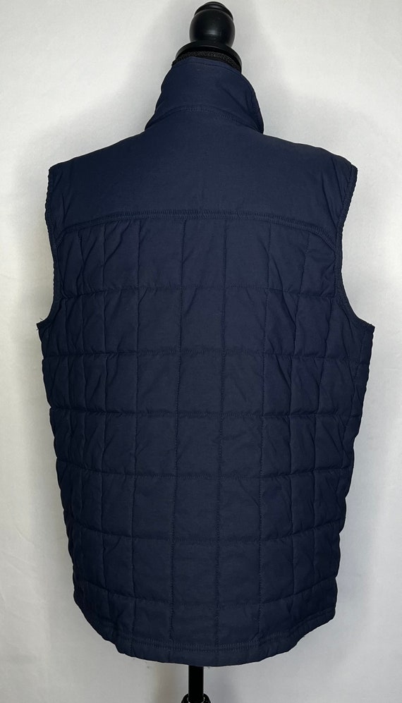 Orvis blue quilted vest classic collection Size L