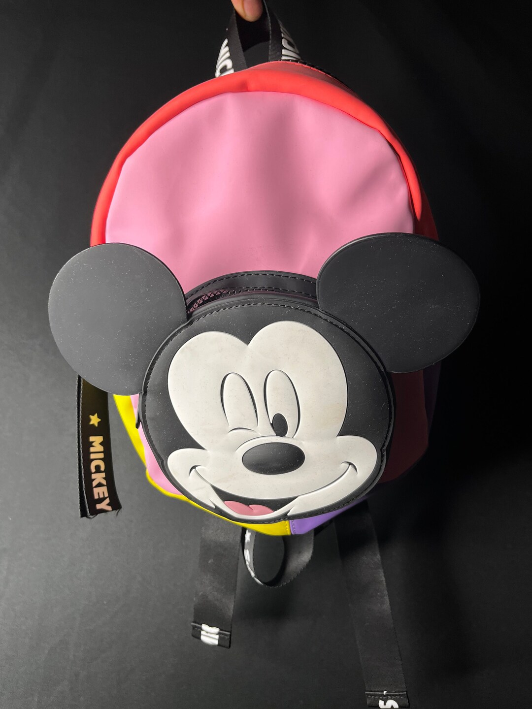 Zara Disney Mickey Mouse Vintage Backpack Fashion Bag Retro 90s Style