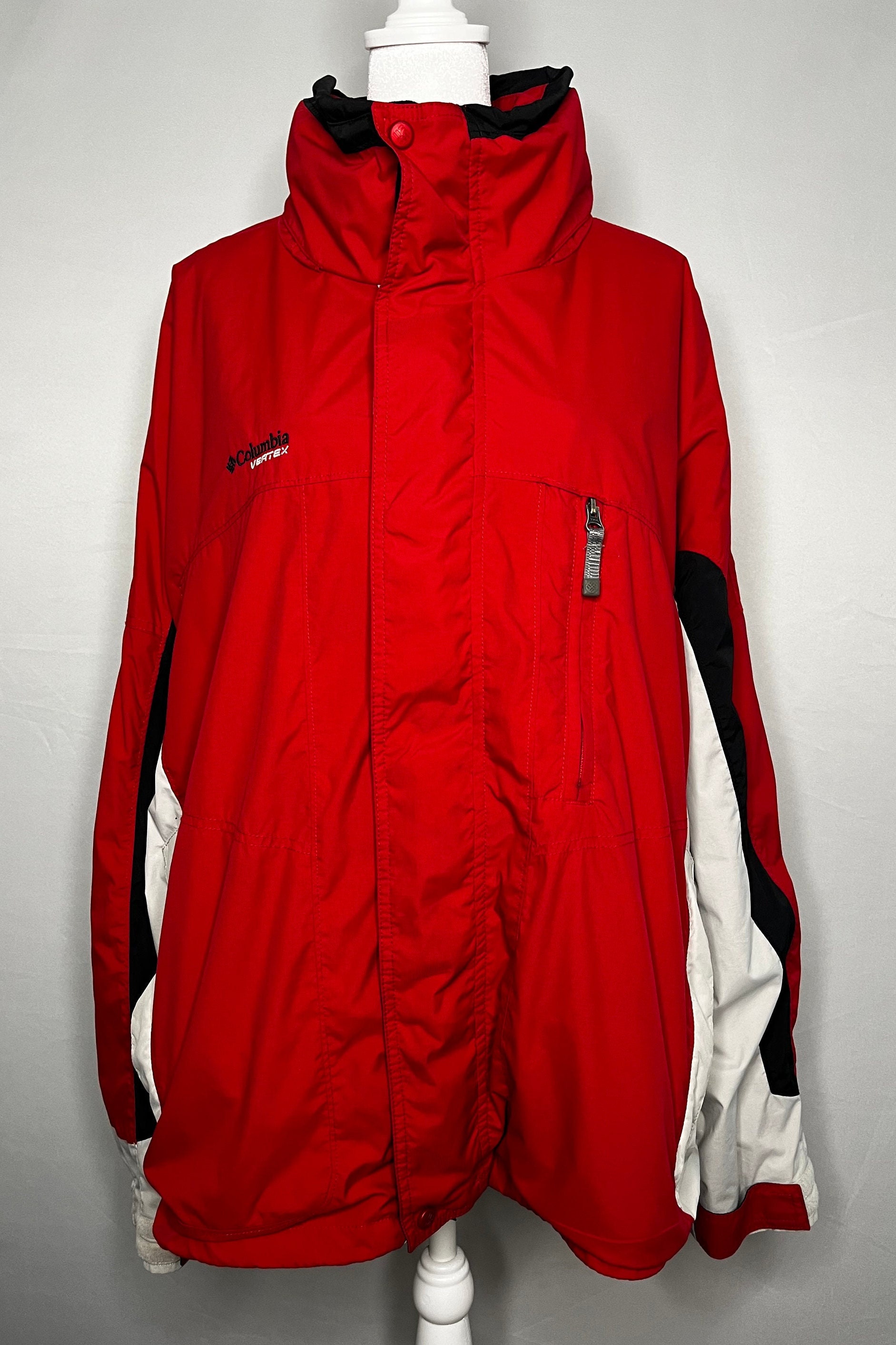 Men's Columbia Vertex Jacket in Red, Size XL - Etsy