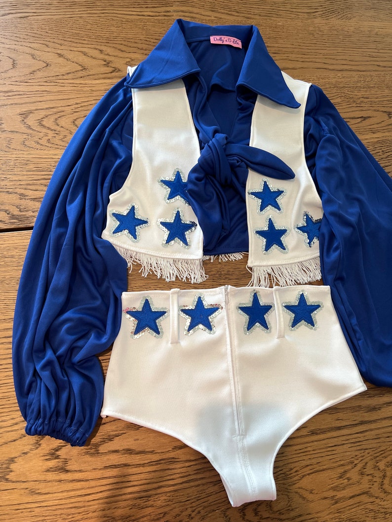 Dallas Cowboys Cheerleader Costume Etsy