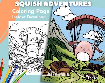 Página para colorir de Squishmallow | Página para colorir para adultos, páginas para colorir infantis, festa Squishmallow, páginas para colorir de animais, páginas para colorir fofas