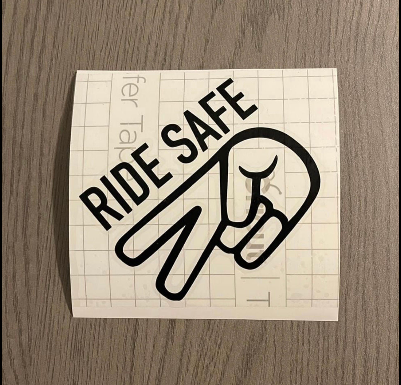 Ride Safe Motorcycle Decal Sticker Etsy