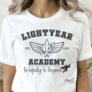 Lightyear Academy Est 1995 To Infinity and Beyond.  Buzz Lightyear.  Toy Story. SVG PNG JPG instant download.  digital file.