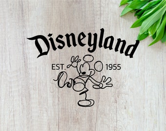 Mickey Est 1955 Svg - Etsy UK