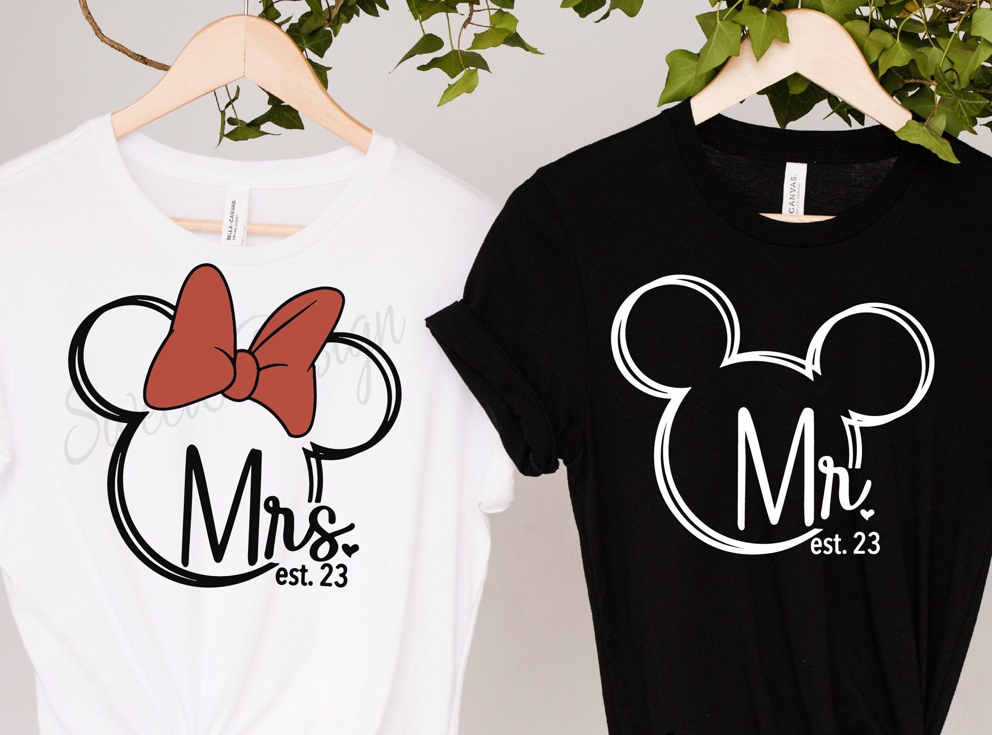 Mickey and Minnie Couple Shirts 