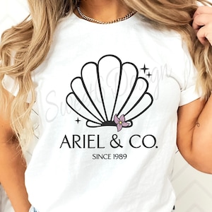 Ariel & Co. Since 1989 Little Mermaid SVG PNG JPG. Digital file.