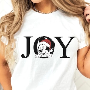 ¡Alegría! Cabeza mágica de Mickey. Cabeza de Mickey de alegría Camisetas de vacaciones de Disneyland Disneyworld. Vacaciones de Navidad. Imagen digital SVG PNG.
