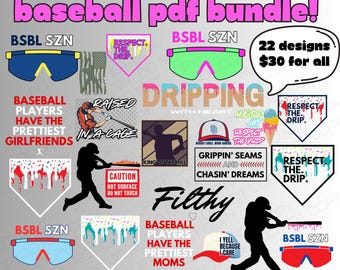 Archivo digital, descarga instantánea, goteo de helado, amantes del béisbol, vida de pelota de viaje, goteo, estilo de vida, botín de béisbol colorido