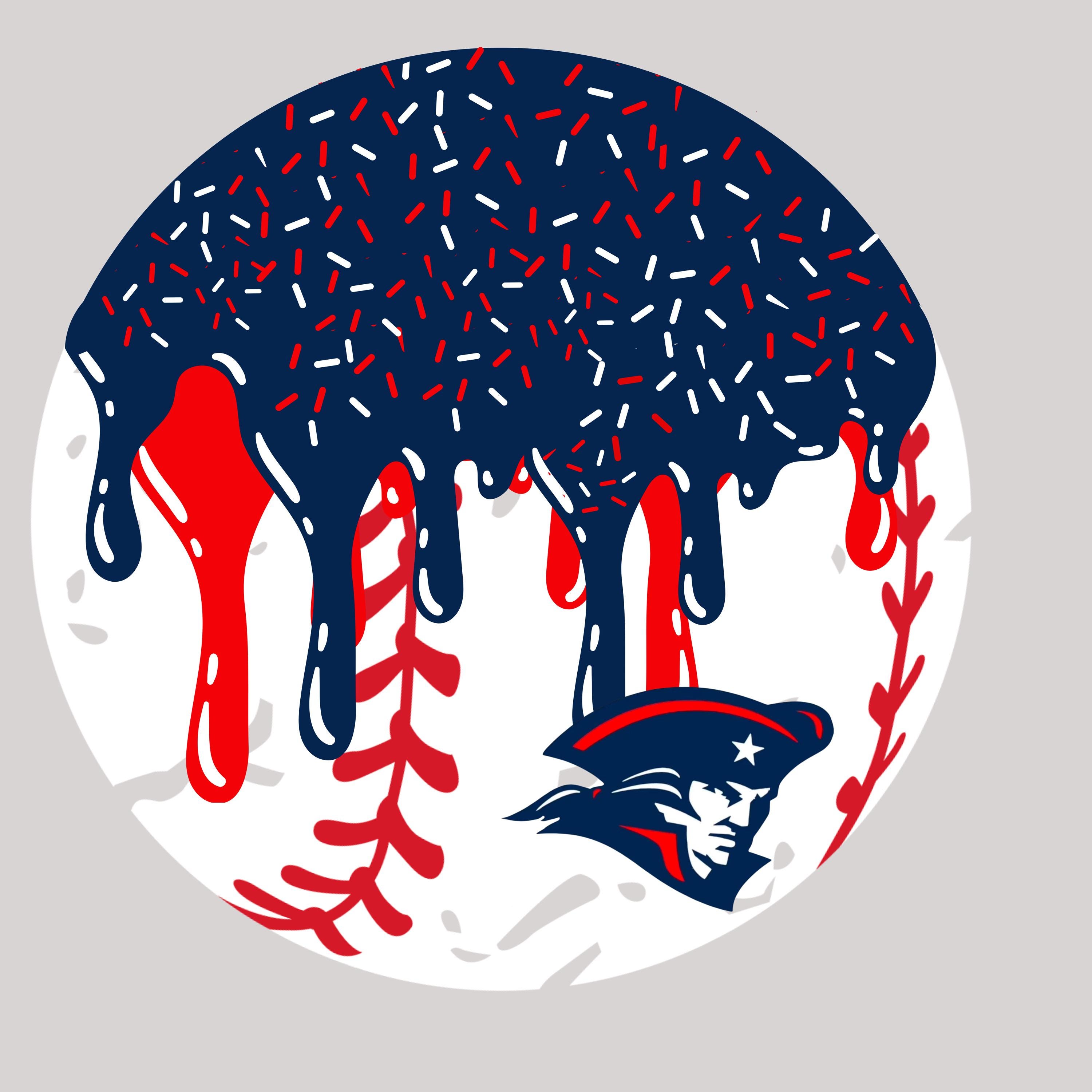 CUSTOM Team Drip Digital File, Baseball Drip File, Custom Logo, School ...