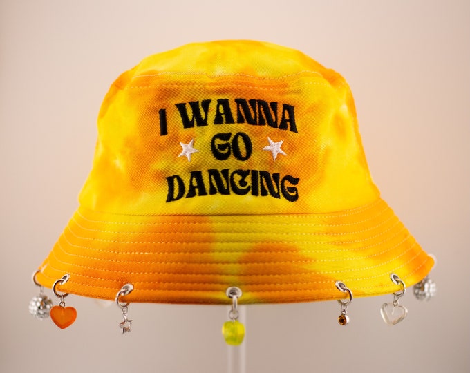 I Wanna Go Dancing Charm Bucket Hat Rave Hat Festival Bucket Hat ...