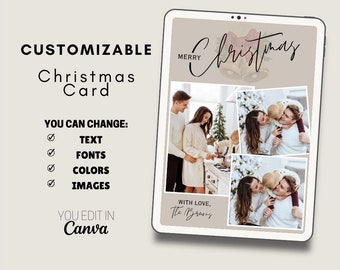 CUSTOMIZABLE Christmas Holiday Card