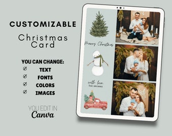 CUSTOMIZABLE Christmas Holiday Card