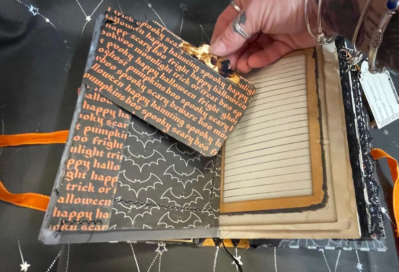 Halloween Themed Junk Journal Etsy