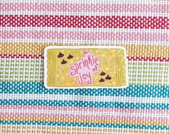 Pegatina holográfica "Sprinkle of Joy" / Regalo para diario