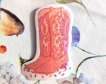 Pegatina holográfica de botas de vaquera / Fashion Girlie