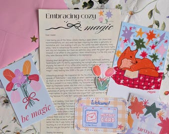 Club de impresión de marzo, Magia acogedora / El club de correo de la biblioteca amarilla