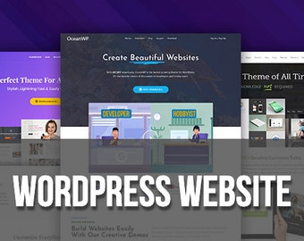Custom wordpress website design, wordpress website, wordpress blog website, ecommerce website, website design, website designer, WordPress