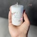 Personalized Baptism Candle, Baptism Candle, Baptism Favors,unity ...