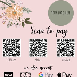 Scan to pay template