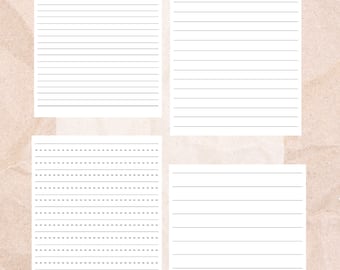 Lined Pages For Practicing Hand Writing For All Ages