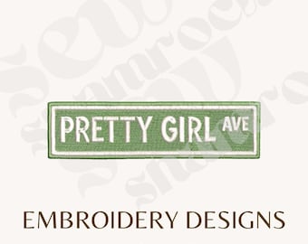 Pretty Girl Avenue Street Embroidery File- Sabrina Inspired - Machine Embroidery